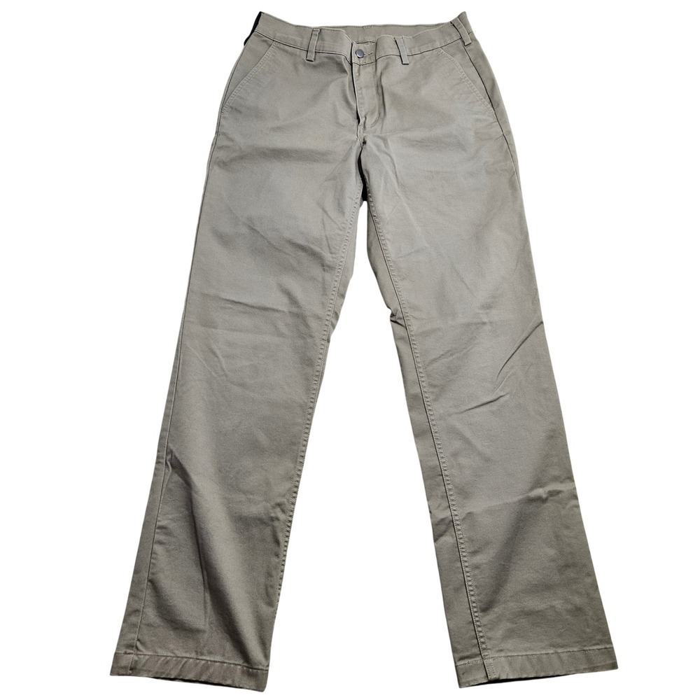 40 Grit Duluth Trading Pants Men 34x34 Khaki Tan Standard Fit Chinos